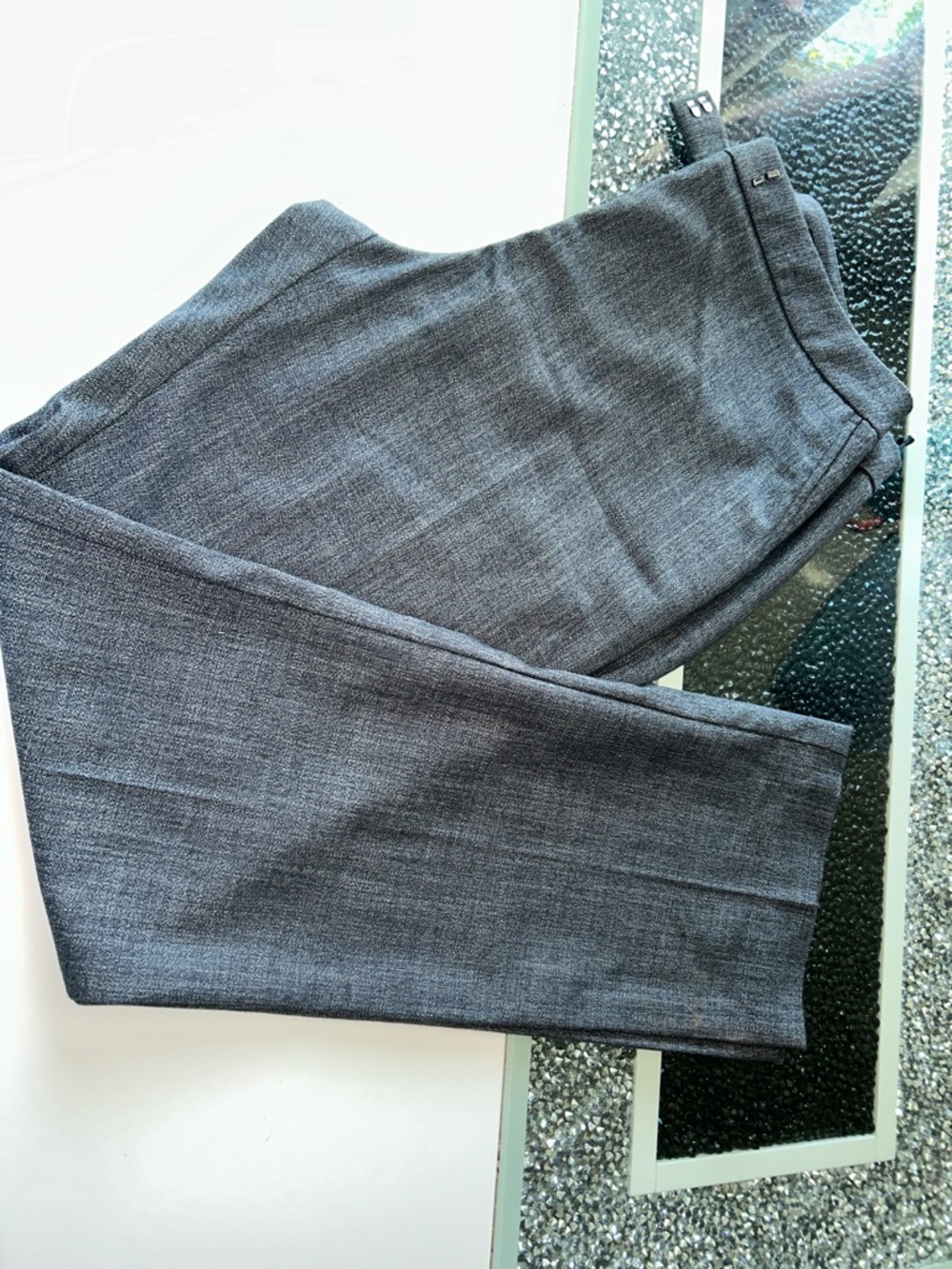 Jones New York Gray Wide-Leg Jeans